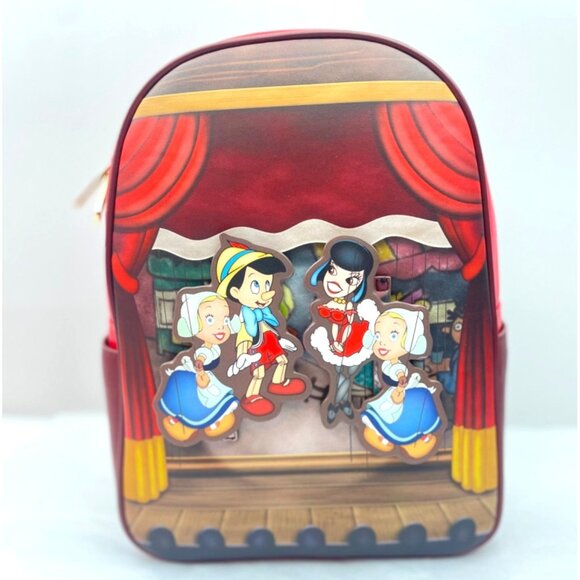 Loungefly Disney Pinocchio Marionette Mini Backpack - BoxLunch Exclusive - Picture 3 of 16